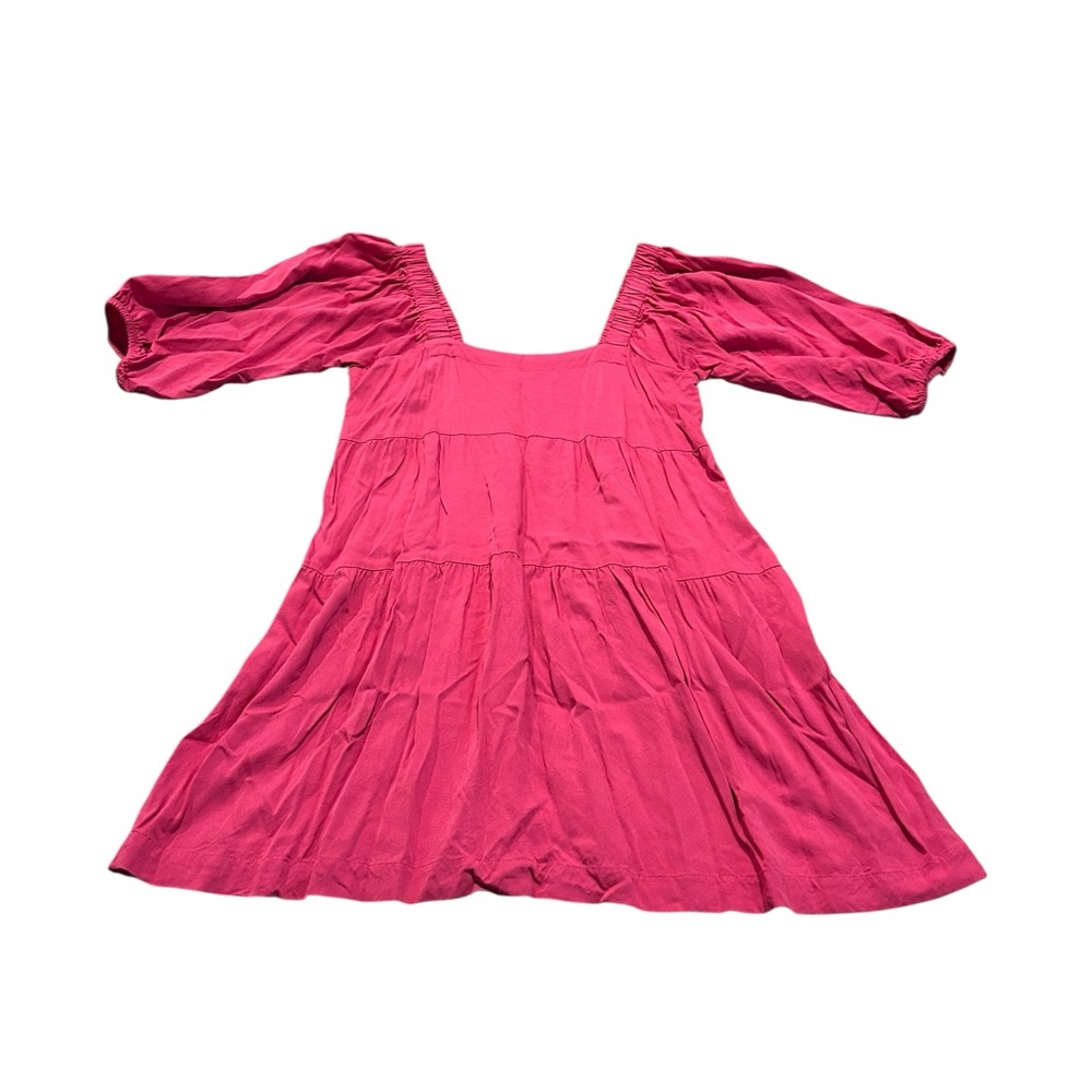 SHINESTAR pink babydoll dress